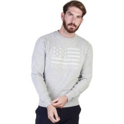 U.S. POLO ASSN. bluza męska XXL szara. Szare bluzy męskie U.S. Polo Assn., s, bez wzorów, z okrągłym kołnierzem, z długim rękawem, długie, bez kaptura. Za 119,00 zł.