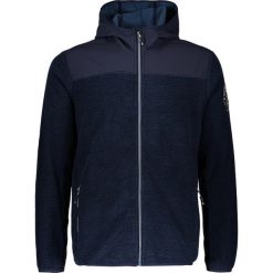Kurtka polarowa w kolorze granatowym. Niebieskie bluzy męskie CMP Men, m, z aplikacjami, z dzianiny, bez kaptura. W wyprzedaży za 171,95 zł.