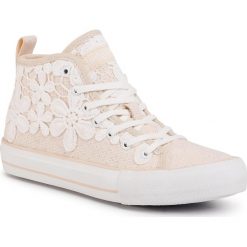 Sneakersy DESIGUAL - 20SSKA09 9020. Brązowe półbuty damskie Desigual, bez wzorów, z gumy, bez obcasa, na płaskiej podeszwie, bez zapięcia. W wyprzedaży za 319,00 zł.