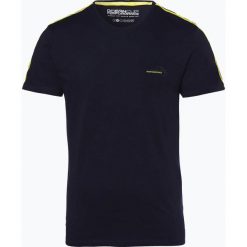 Ocean Cup - T-shirt męski, niebieski. Niebieskie t-shirty męskie Ocean Cup, xxl, bez wzorów, z bawełny, sportowe, bez kołnierzyka. Za 49,95 zł.