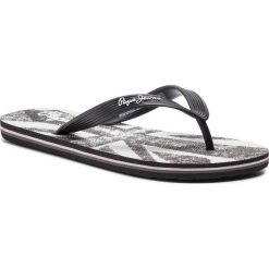 Japonki PEPE JEANS - Hawi Ian PMS70075 Black 999. Czarne klapki męskie Pepe Jeans, bez wzorów, z jeansu. W wyprzedaży za 69,00 zł.