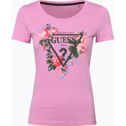 T-shirty damskie: Guess Jeans – T-shirt damski, różowy