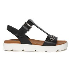 Skórzane sandały w kolorze czarnym. Sandały damskie Tosca Blu, Bagatt. W wyprzedaży za 239,95 zł.