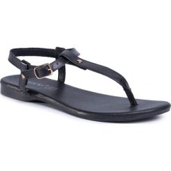Sandały LASOCKI - TTT-CLOUD-01 Black. Czarne klapki damskie Lasocki, bez wzorów, ze skóry ekologicznej, bez obcasa, na obcasie. Za 99,99 zł.