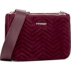 Torebka TWINSET - Tracolla OA7TBE Bordeaux 00020. Czerwone torebki klasyczne damskie marki Twinset. W wyprzedaży za 429,00 zł.