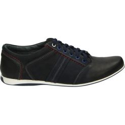 Derby męskie: Półbuty męskie - 0313 NABU BLU