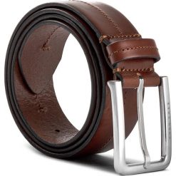Pasek Męski BOSS - Sil 50379811 Medium Brown 210. Pomarańczowe paski męskie Boss, w paski, ze skóry. W wyprzedaży za 269,00 zł.