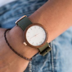 Drewniany zegarek damski new hoop 38 mm n059. Szare zegarki damskie Pakamera. Za 374,00 zł.