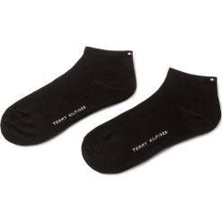 Zestaw 2 par niskich skarpet damskich TOMMY HILFIGER - Dobotex BV 373001001 Black 200. Czarne skarpetki damskie TOMMY HILFIGER, bez wzorów, z elastanu. Za 39,99 zł.