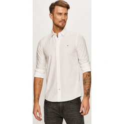 Calvin Klein - Koszula. Czarne koszule męskie Calvin Klein, s, bez wzorów, z elastanu, klasyczne, z klasycznym kołnierzykiem, z długim rękawem. Za 299,90 zł.