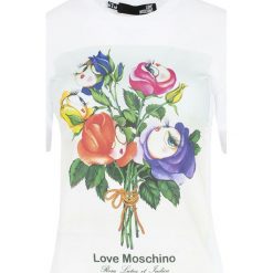 T-shirt Love Moschino. Białe koszulki damskie s. Za 249,00 zł.