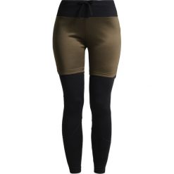 Legginsy: super.natural MOUNTAIN DOUBLE LAYER Legginsy brown charcoal/jet black