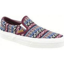 Vans Classic Slip-On VN0A33TBLW4 36 Wielokolorowe. Buty sportowe damskie Vans, bez wzorów, z tkaniny, sportowe, vans classic. W wyprzedaży za 249,99 zł.