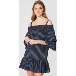 Sukienki: English Factory Sukienka z odkrytymi ramionami – Blue,Navy