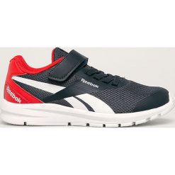 Reebok Classic - Buty dziecięce RUSH RUNNER 2.0 Al. Niebieskie trampki chłopięce Reebok Classic, bez wzorów, z gumy, sportowe, z okrągłym noskiem, bez zapięcia. Za 129,90 zł.