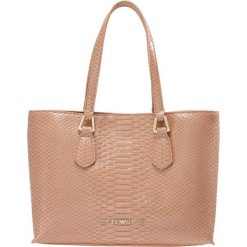 Shopper bag damskie: Emporio Armani BORSA TRACOLLA SNAKE SHOPPER Torebka cipria