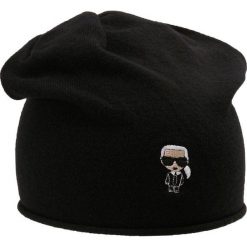 KARL LAGERFELD Czapka black. Niebieskie czapki zimowe męskie marki Eisbär, z materiału. Za 439,00 zł.