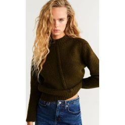 Mango - Sweter Sunflow. Żółte swetry damskie Mango, l, bez wzorów, z poliesteru, bez rękawów, bez kaptura. W wyprzedaży za 59,90 zł.