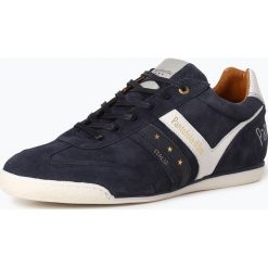 Pantofola d`Oro - Męskie tenisówki ze skóry – Vasto, niebieski. Niebieskie tenisówki męskie Pantofola d`Oro, ze skóry. Za 469,95 zł.