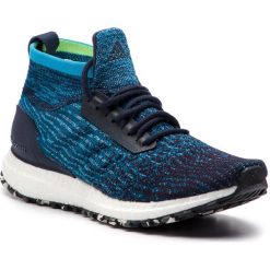 Buty adidas - Ultraboost All Terrain B37698 Legink/Legmar/Shocya. Niebieskie buty zimowe sportowe męskie Adidas, z tworzywa sztucznego, bez zapięcia, do biegania. W wyprzedaży za 519,00 zł.