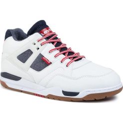 Sneakersy LEVI'S - VGOL0002S White 0061. Białe trampki chłopięce Levi's®, bez wzorów, ze skóry ekologicznej, na sznurówki. Za 259,00 zł.