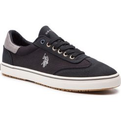 Tenisówki U.S. POLO ASSN. - Ted1 S4102S9/C1 Blk. Czarne półbuty męskie U.S. Polo Assn., bez wzorów, ze skóry ekologicznej, bez zapięcia. W wyprzedaży za 179,00 zł.