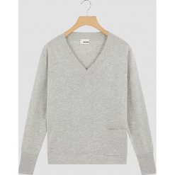 Sweter w kolorze jasnoszarym. Szare swetry damskie Rodier, s, z wełny, klasyczne. W wyprzedaży za 149,95 zł.