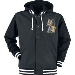 Kurtki męskie: Harry Potter Hufflepuff Kurtka ciemoszary melanż/czarny