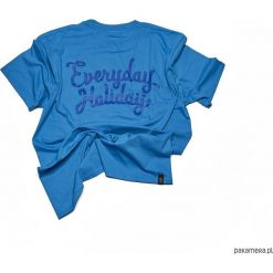 Koszulka EVERYDAY HOLIDAY „SAPPHIRE BLUE. Szare bluzki damskie marki Natec, z poliesteru. Za 79,00 zł.