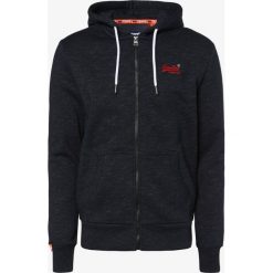 Superdry - Męska bluza rozpinana, niebieski. Niebieskie bluzy męskie Superdry, s, bez wzorów, bez kołnierzyka, bez rękawów, bez kaptura. Za 279,95 zł.