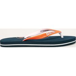 Big Star - Japonki. Niebieskie klapki damskie BIG STAR, bez wzorów, z materiału, bez obcasa, na obcasie. Za 49,90 zł.