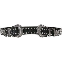 DRYKORN ZAGG Pasek black. Czarne paski damskie DRYKORN, w paski, z materiału. Za 549,00 zł.