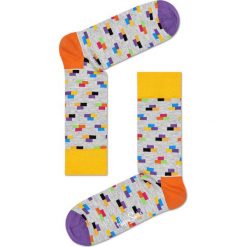 Happy Socks - Skarpety. Szare skarpetki męskie marki Happy Socks, z elastanu. W wyprzedaży za 29,90 zł.