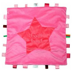 Przytulanki i maskotki: Label Label – Stars Kocyk przytulanka XXL Pink/Fuchsia METKI
