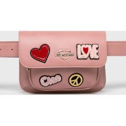 Love Moschino - Nerka. Różowe nerki damskie Love Moschino, w paski, z materiału, casualowe, średnie, bez dodatków. W wyprzedaży za 399,90 zł.