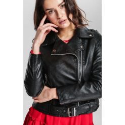 Czarna Ramoneska Would Be. Czarne kurtki damskie other, s, w paski, bez kaptura. Za 154,99 zł.