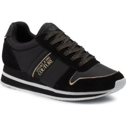 Sneakersy VERSACE JEANS COUTURE - E0VUBSA1 71172 M27. Czarne półbuty damskie Versace Jeans Couture, z jeansu. Za 569,00 zł.