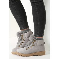 Szare Traperki Stand By Designer. Szare buty zimowe damskie vices. Za 119,99 zł.