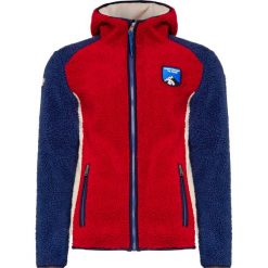 Bluza NAPAPIJRI YUPIK FZH. Czerwone bluzy męskie Napapijri, z aplikacjami, z tkaniny, z kapturem, bez rękawów, z kapturem. Za 774,00 zł.