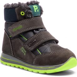 Śniegowce PRIMIGI - GORE-TEX 2374611 S Gr.S. Szare śniegowce chłopięce marki Primigi, bez zapięcia, gore-tex. W wyprzedaży za 209,00 zł.