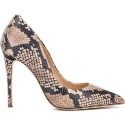 Steve Madden Daisie Czółenka Brązowy Beżowy. Pomarańczowe czółenka damskie Steve Madden, bez wzorów, ze skóry, bez obcasa. Za 481,95 zł.