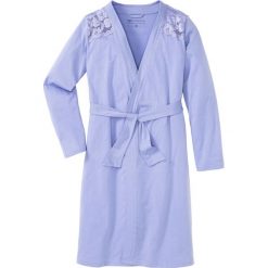 Szlafrok kimono bonprix jasny lawendowy. Fioletowe szlafroki kimona damskie marki bonprix, z koronki. Za 79,99 zł.
