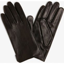 Otto Kessler - Skórzane rękawiczki damskie – Carla, czarny. Czarne rękawiczki damskie Otto Kessler, bez wzorów, ze skóry. Za 179,95 zł.