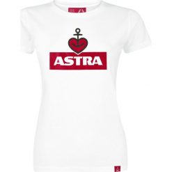 Bluzki damskie: Astra Heart Anchor Koszulka damska biały