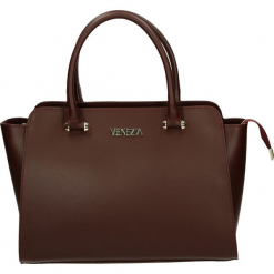 Torba - 8-102-O R BOR. Żółte torebki klasyczne damskie Venezia, ze skóry. Za 329,00 zł.