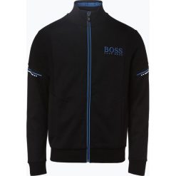 Bluzy męskie: BOSS Athleisure - Męska bluza rozpinana – Skaz, czarny