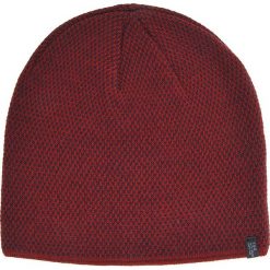 CZAPKA MĘSKA GŁADKA. Czerwone czapki męskie Top Secret, na lato, bez wzorów, z dzianiny, eleganckie. W wyprzedaży za 24,99 zł.