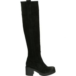 Kozaki - DELIZIA5 C NE. Czarne buty zimowe damskie Venezia, ze skóry. Za 449,00 zł.