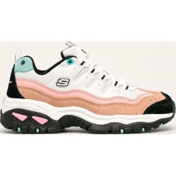 Skechers - Buty. Buty sportowe damskie Skechers, ze skóry, sportowe. W wyprzedaży za 199,90 zł.