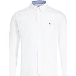 Koszula Lacoste CH2041. Białe koszule męskie Lacoste, m, bez wzorów, z bawełny, casualowe, bez kołnierzyka, bez rękawów. W wyprzedaży za 279,00 zł.